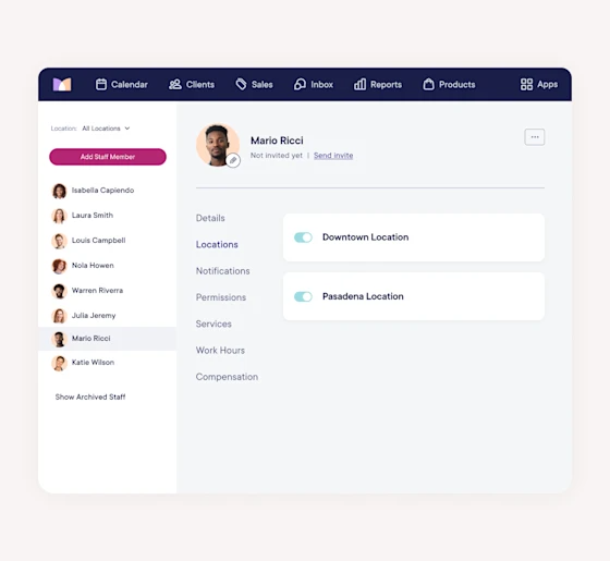 Cross-location reporting